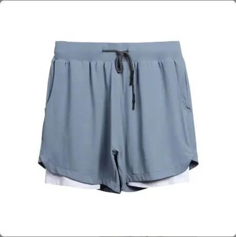 Men's Quick Dry Gym Shorts – 2-in-1 Athletic Training Shorts