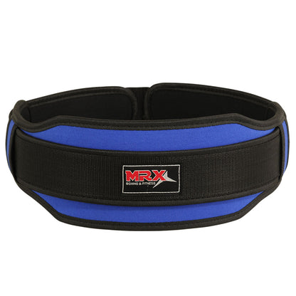 MRX Weight Lifting Belt With Double Back Support Bodybuilding Gym Training Belt 5" Wide All Sizes