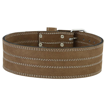 MRX Power Weight Lifting Belts 4" Wide For Men & Women Brown