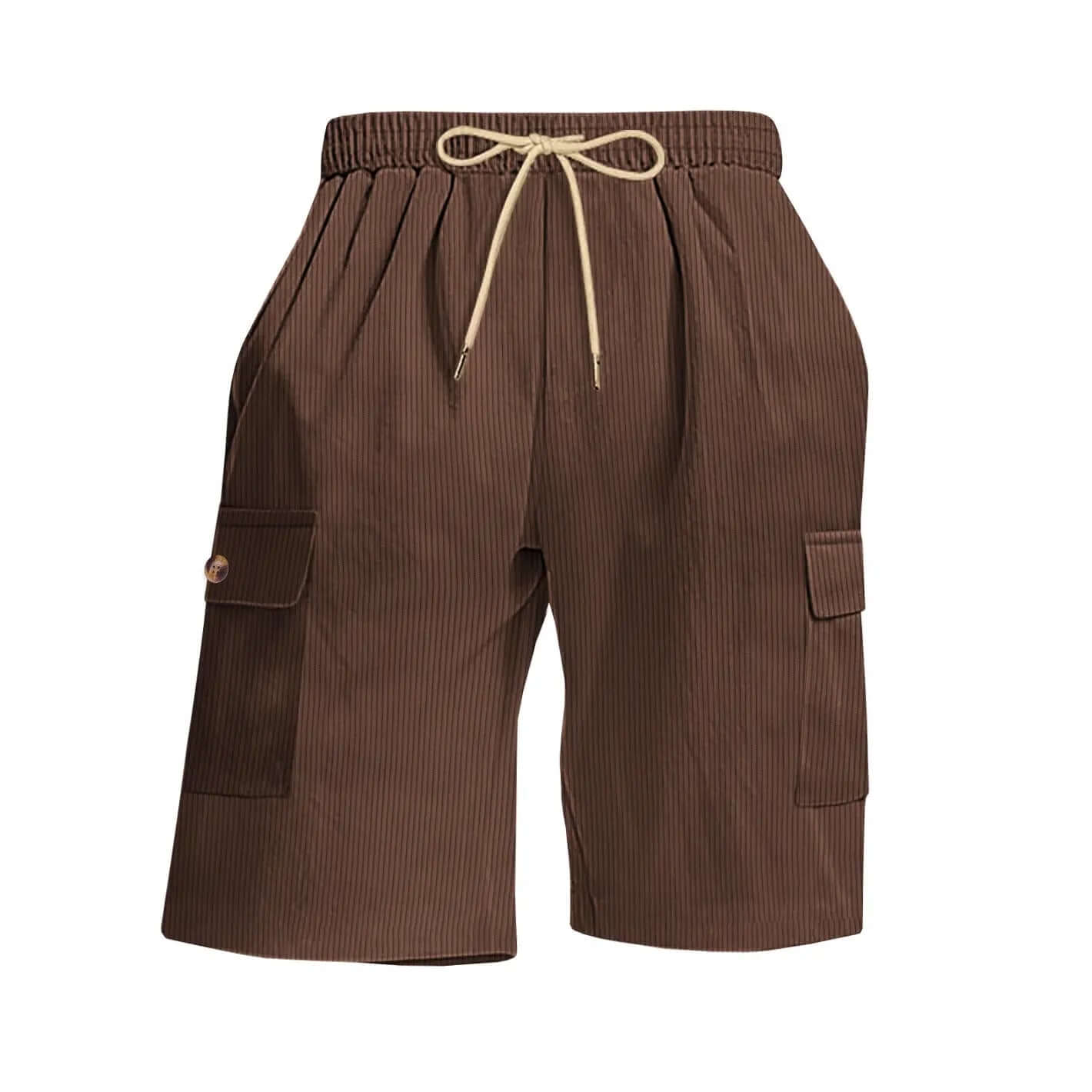 Men's Corduroy Multi-Pocket Shorts – Sports Casual Wear