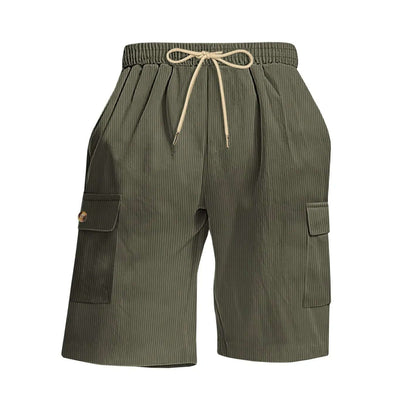 Men's Corduroy Multi-Pocket Shorts – Sports Casual Wear