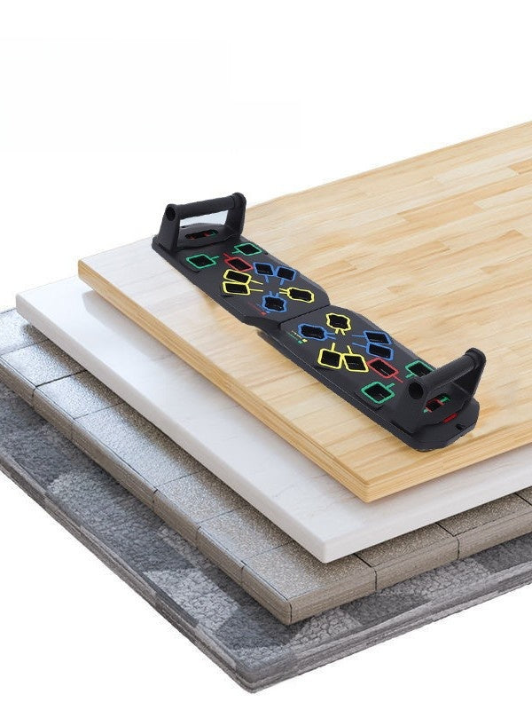 Foldable Multi-Functional Push-Up Board for Home Fitness