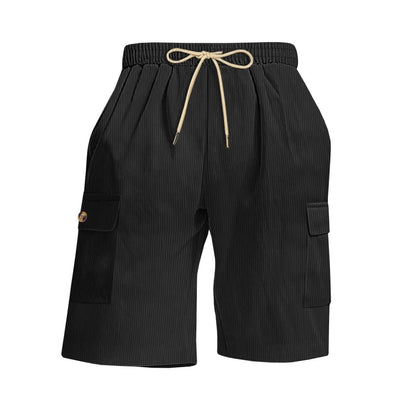 Men's Corduroy Multi-Pocket Shorts – Sports Casual Wear