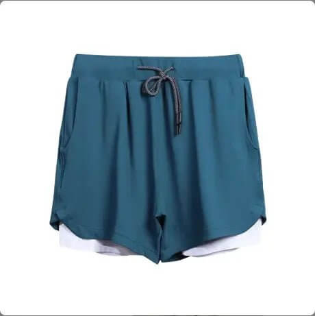 Men's Quick Dry Gym Shorts – 2-in-1 Athletic Training Shorts