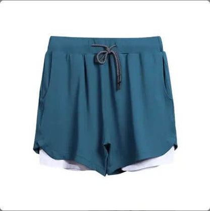 Men's Quick Dry Gym Shorts – 2-in-1 Athletic Training Shorts
