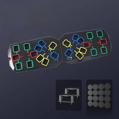 Foldable Multi-Functional Push-Up Board for Home Fitness
