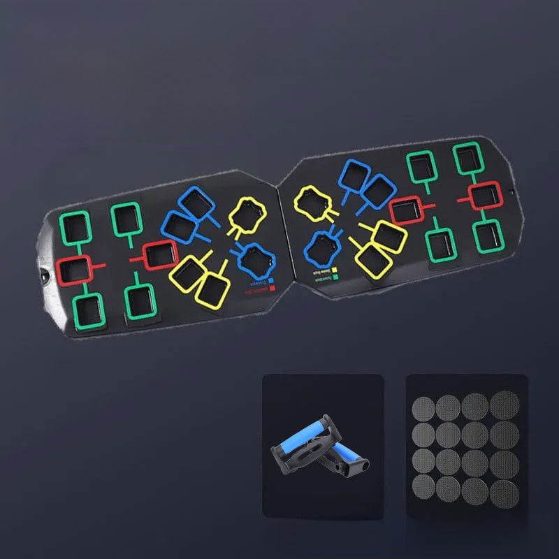 Foldable Multi-Functional Push-Up Board for Home Fitness