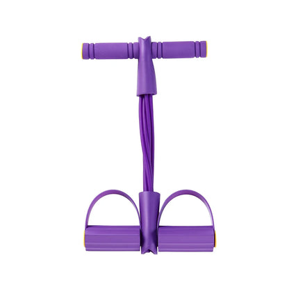 4/6-Tube Tensioner Multi-Functional Household Fitness Yoga Abdominal Strengthening Elastic Band Tension Rope Sit-Up Assistive