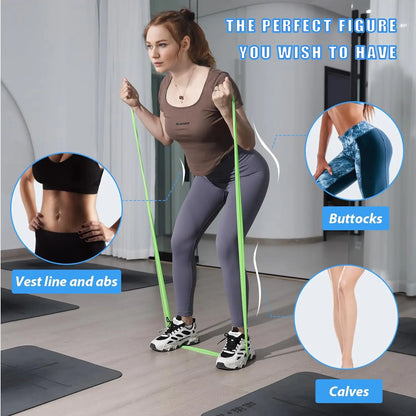 Yoga Physiotherapy Elastic Band | Gym Resistance Band for Pilates and Stretching