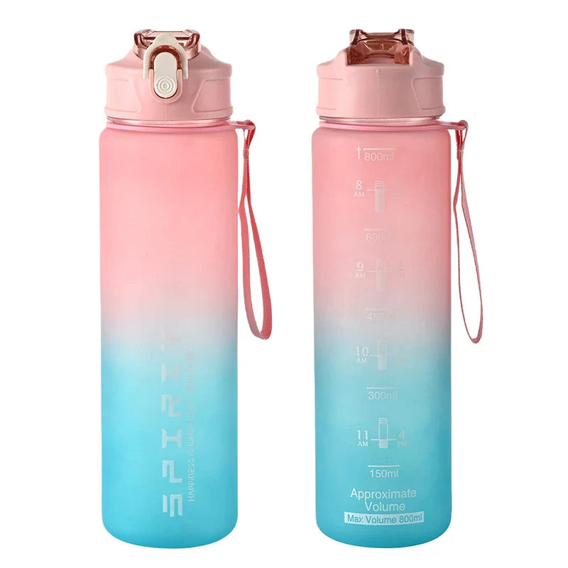 Peace 800ml Large Capacity Sports Water Bottle | Leak Proof Plastic Cup for Gym Outdoor Travel
