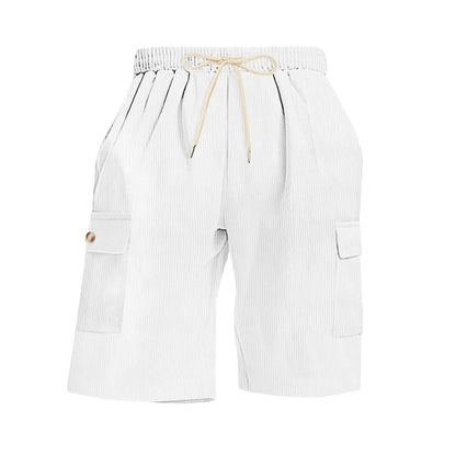 Men's Corduroy Multi-Pocket Shorts – Sports Casual Wear