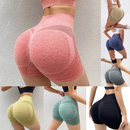 Women's High Waist Sports Shorts | Quick-Dry Gym and Yoga Leggings